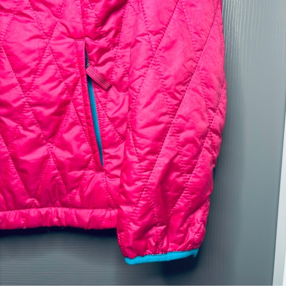 Patagonia Youth Nano Puff Diamond Quilted Insulated Jacket L /12 Pink Turquoise - Picture 5 of 12